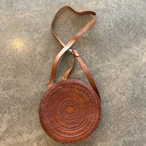 Leather handmade bag